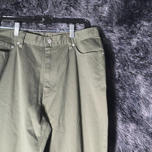 Levi’s 512 Slim Fit Women’s Pants Olive Green Size 14 Red Tab Y2K Stretch - Picture 3 of 10